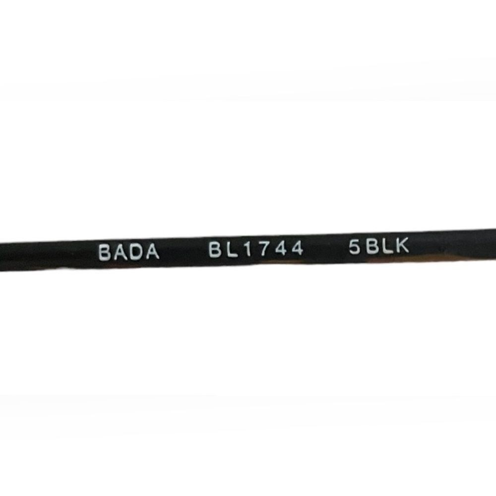 BADA Rare Vintage BL 1744 5BLK Black & Brown Metal Frame Glasses - Picture 5 of 9